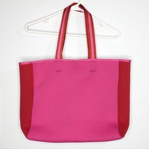 Summersalt Hibiscus & lava pink red neoprene beach swim bag